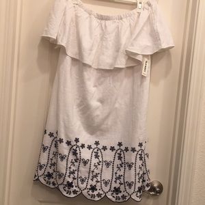 White Off the Shoulder Dress